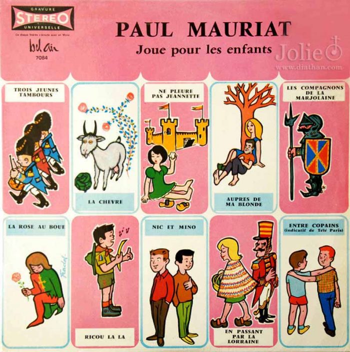 paul mauriat disque, Đĩa than Paul Mauriat, Joue Pour Les Enfants LP