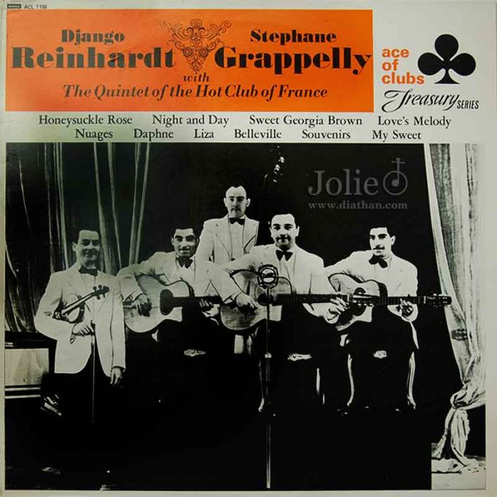 Đĩa than Django Reinhardt, Stephane Grappelly With The Quintet Of The Hot Club Of France