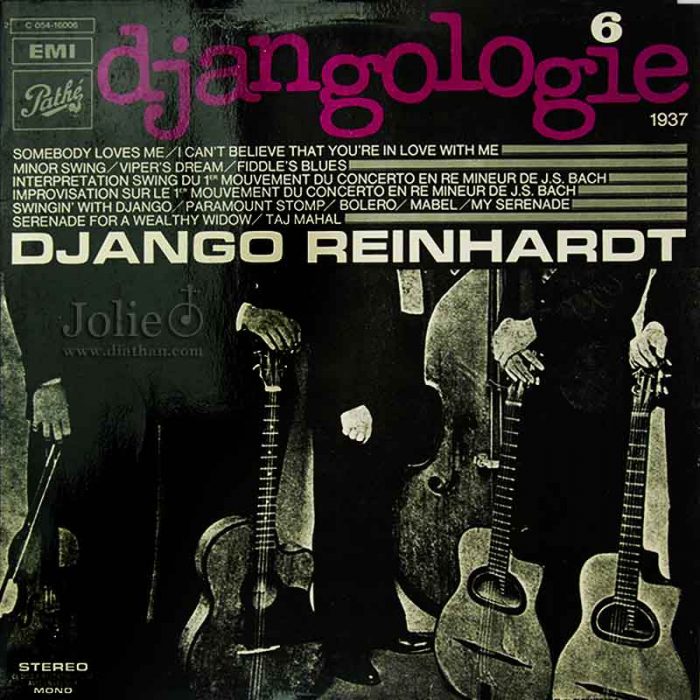 Đĩa than DJAGOLOGIE 6-1937, Thể loại: nhạc Jazz, Phát hành: 1937