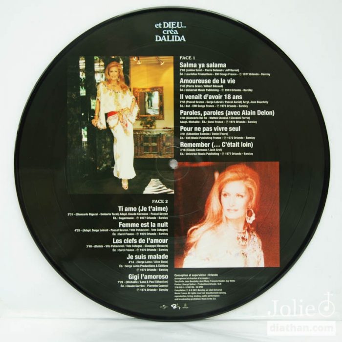 dalida lp, dalida vinyl 33t, paroles paroles