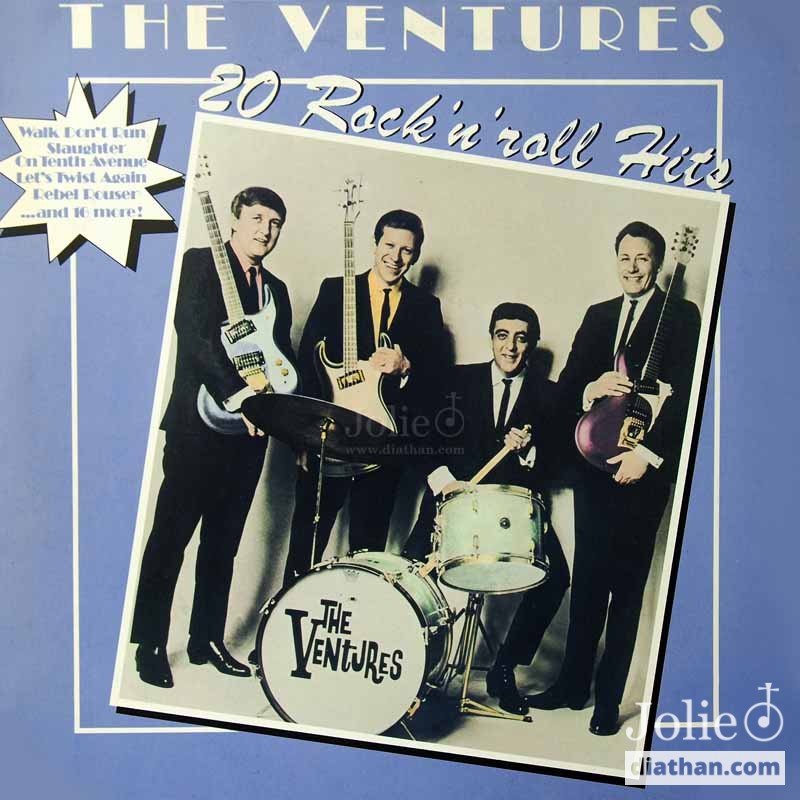 Đĩa than The Ventures, 20 Rock ‘N’ Roll Hits LP – Mua bán đĩa than – LP