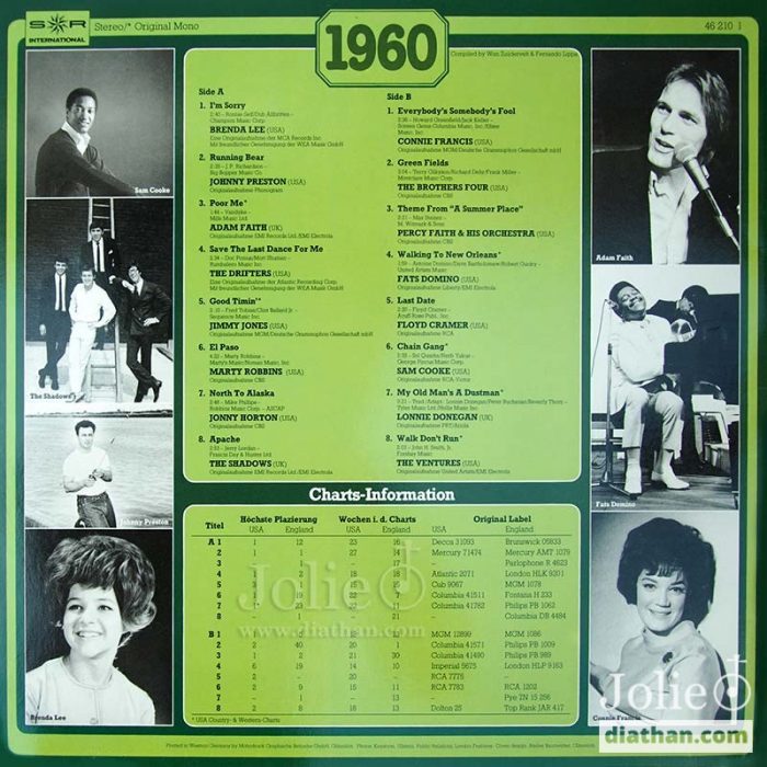 30 years popmusic 1960 lp