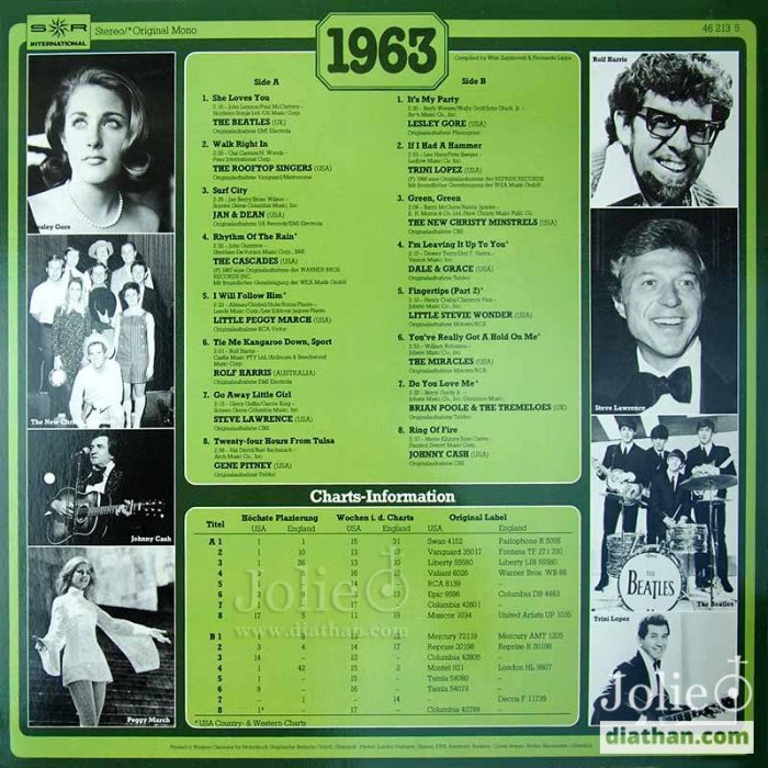 30 years popmusic 1963 lp