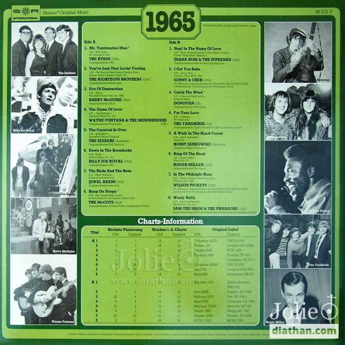 30 years popmusic 1965 lp