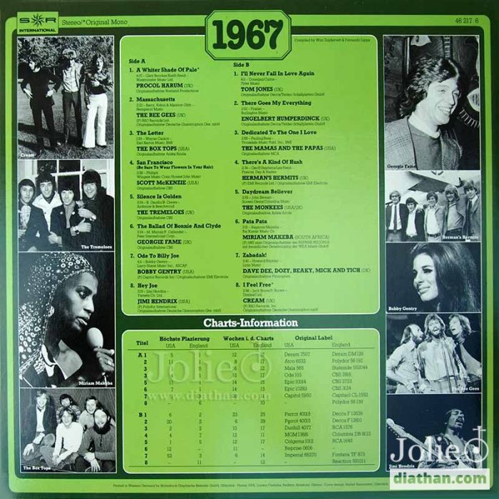 30 years popmusic 1967 lp