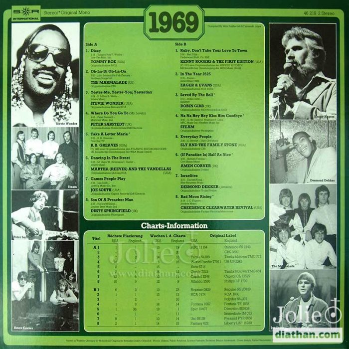 30 years popmusic 1969 lp