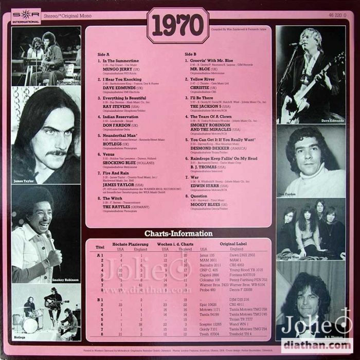 30 years popmusic 1970 lp