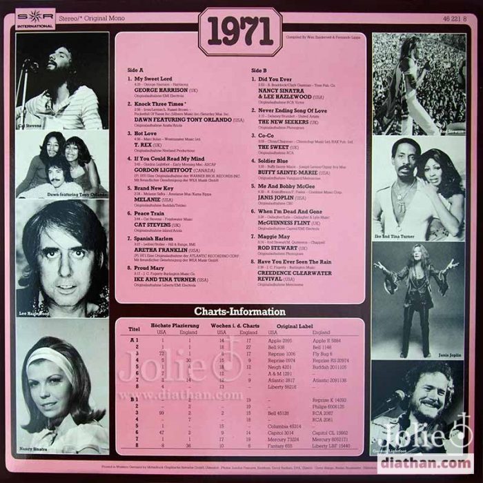 30 years popmusic 1971 lp