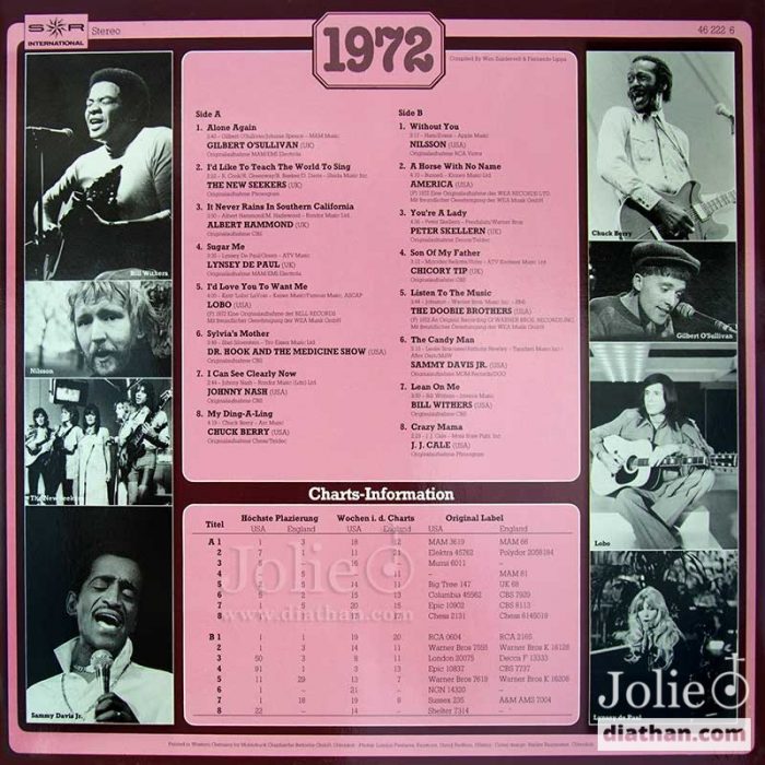 30 years popmusic 1972 lp