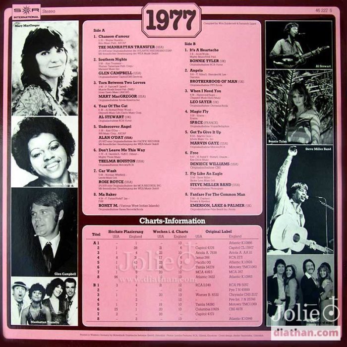 30 years popmusic 1977 lp