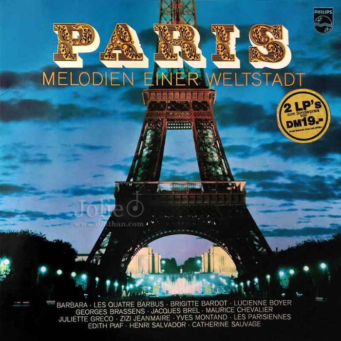 Đĩa than Paris, Melodien Einer Weltstadt 2LP