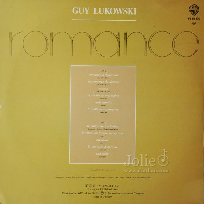 GUY LUKOWSKI ROMANCE