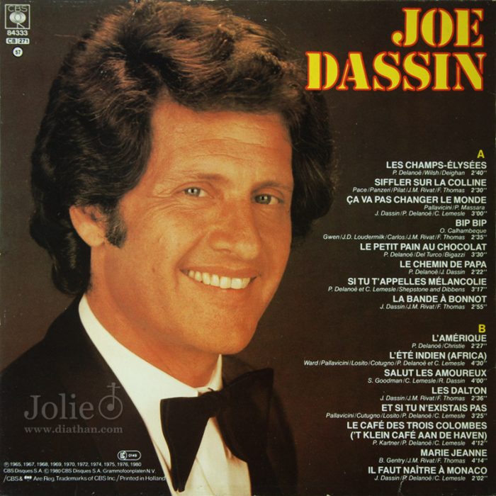 ĐĨA THAN JOE DASSIN (LP)