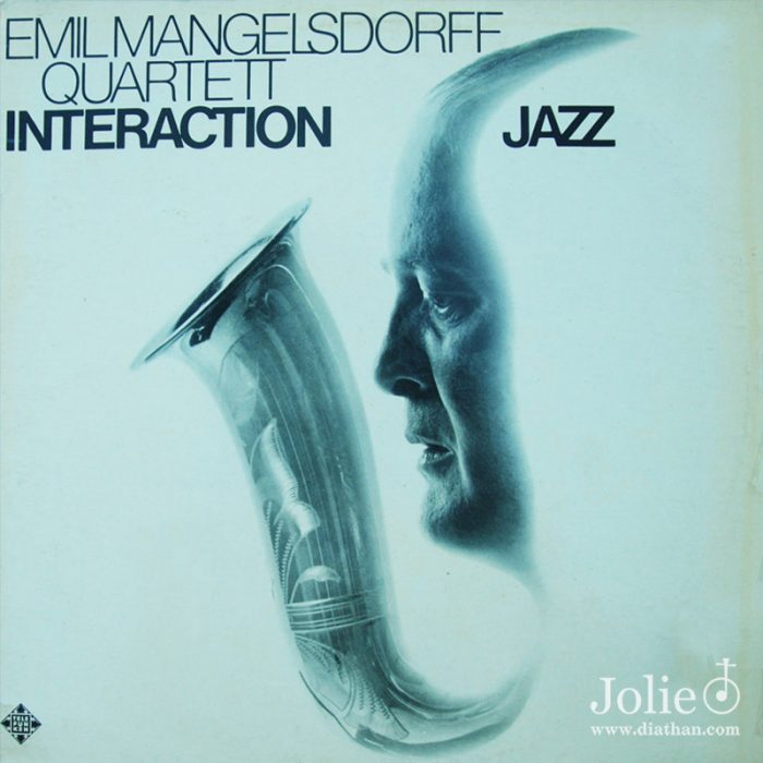 emil mangelsdorff quartett ‎- interaction jazz lp, vinyl