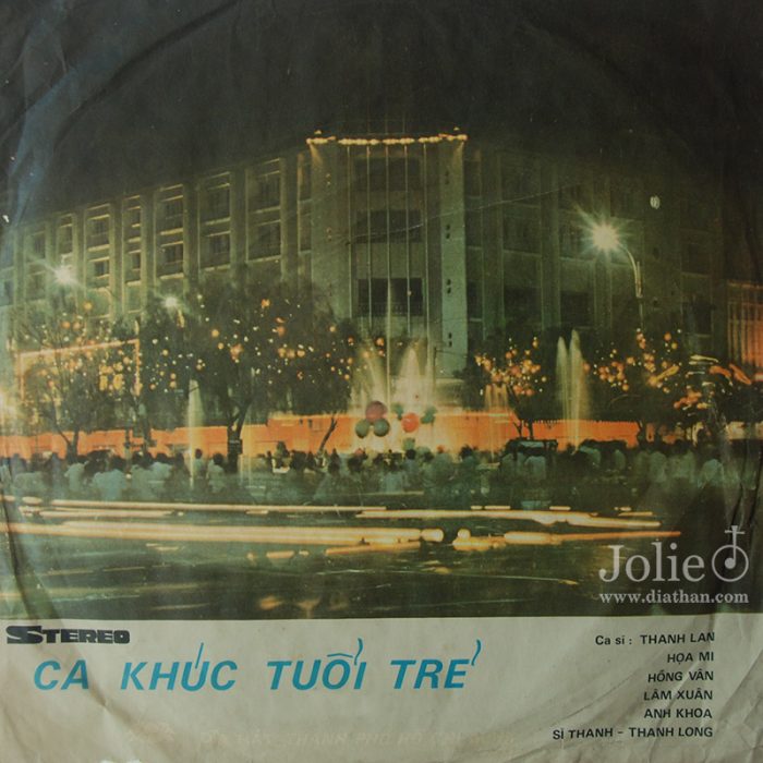 ca khuc tuoi tre, music for the young ones lp vinyl vietnam, 33, dia hat ho chi minh