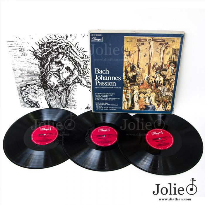 bach johannes passion 3 lp vinyl