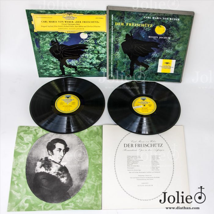 Carl Maria Von Weber, Der Freischütz, Eugen Jochum 2 lp vinyl