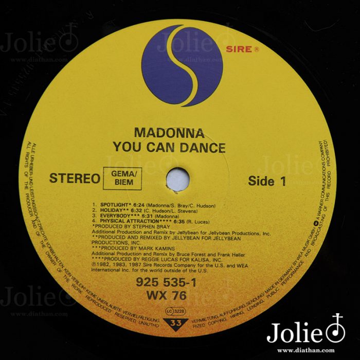 Đĩa than Madonna You Can Dance, lp vinyl