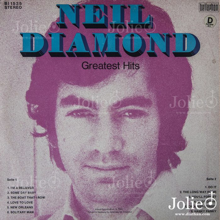 đĩa than lp neil diamond greatest hits